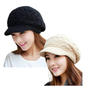 YSense 女士保暖毛线帽 2顶，多配色选