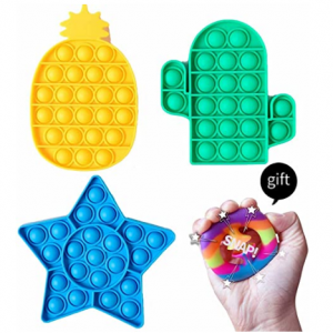 Warju Pop Cheap Toys 3 Pack with a Snap Toy Gift @ Amazon