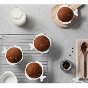 DOWAN 萌萌小鱼烘焙烤碗 4 oz 6个 烤马芬、焦糖布丁必备 @ Amazon