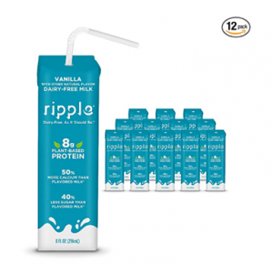 Ripple 非乳制牛奶香草口味 8oz 12盒装 @ Amazon