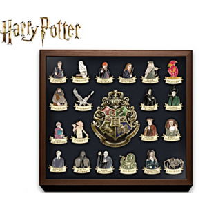 HARRY POTTER Ultimate Pin Collection With Custom Display
