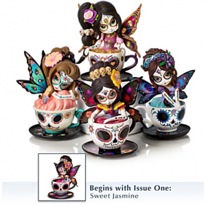 Jasmine Becket-Griffith  糖头骨灵感茶杯仙女