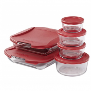 Anchor Hocking SnugFit 12 Piece Glass Food Storage Set @ Woot