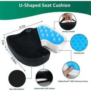 CosyTech Desk Chair Cushion, Seat Cushion $11.99