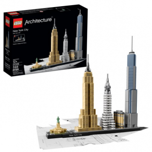 LEGO Architecture 建築係列 紐約 21028 (598 顆粒) @ Amazon