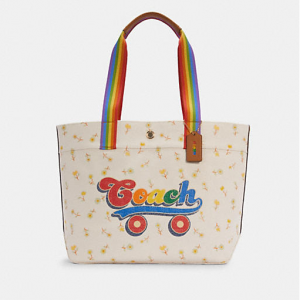 70% Off Coach Tote With Rainbow Roller Skate Graphic @ Coach Outlet CA