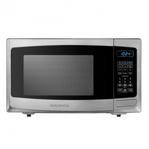 Black Friday Prices: Insignia™ - 0.9 Cu. Ft. Compact Microwave - Stainless steel @ 	Best Buy
