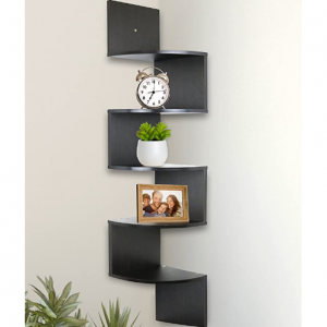 Greenco 5层转角墙面收纳置物架 @ Amazon