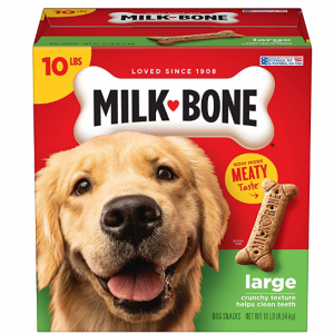 Milk-Bone 大型犬洁牙零食 10磅 @ Chewy