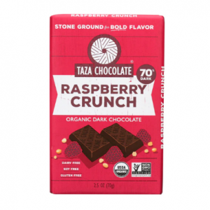 Taza Chocolate 有机黑巧克力板 覆盆子脆片 -- 2.5 oz