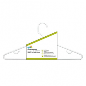 Honey-Can-Do HNG-01523 Recycled Plastic Hangers, 15-Pack, White @ Amazon