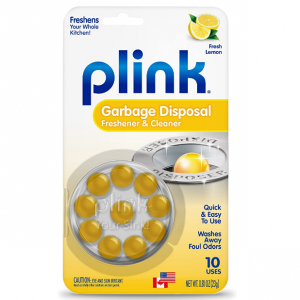Plink 90 Garbage Disposer Cleaner and Deodorizer, Lemon, 10 Count @ Amazon