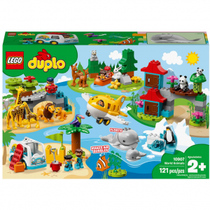 LEGO DUPLO Town: World Animals Toys for Toddlers (10907) @ Zavvi