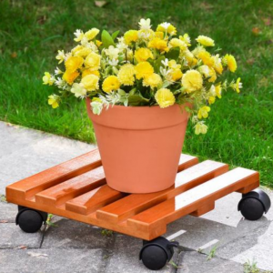 Vigoro Planter Accessory 12 in. x 12 in. x 3.15 in. Wood Lattice Caddy for $0.98 @Home Depot 