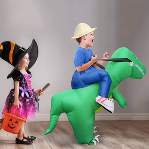 JIELIELE 充氣式恐龍款兒童萬聖節裝扮服飾 @ Amazon