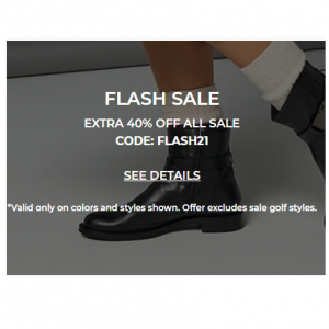 Flash Sale - Extra 40% Off All Sale @ ECCO US