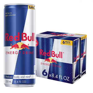 Red Bull Red Bull Energy Drink, 6 Pack of 8.4 Fl Oz @ Amazon