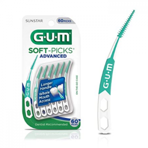 GUM - 650R Soft-Picks Advanced Dental Picks, 60 Count @ Amazon