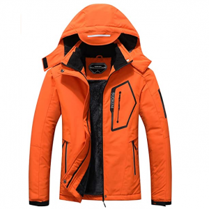 Extra 50% Off SUOKENI Women's Waterproof Ski Jacket Warm Winter Snow Coat Hooded Raincoat 