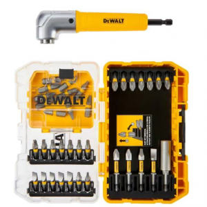DEWALT MAXFIT Steel Screwdriving Bit Set with Right Angle Adapter (36-Piece) @ Home Depot