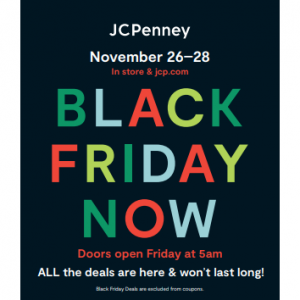 JCPenny 黑五海报2021新鲜出炉，$4.99收咖啡机等小家电
