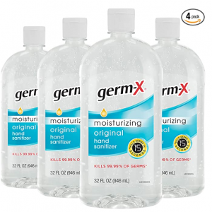 Germ-X 酒精免洗消毒洗手液 32oz 4瓶