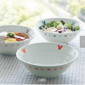ディズニー 【まとめ買いがお得】マルチに使えるラーメン鉢「ミッキーモチーフ」