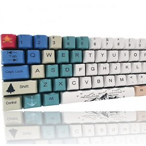 Amazon - COSTOM 108键 PBT键帽，7.6折