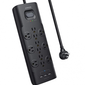 Amazon - Anker Power Strip 12x交流 3xUSB 4000焦耳 电涌保护插座 ，现价$19.99(原价$35.99)