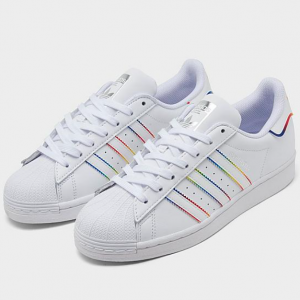 Finish Line官网 adidas Originals Superstar 大童款贝壳头板鞋65折热卖