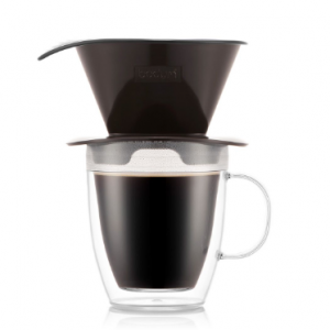 POUR OVER 咖啡滴头和双壁马克杯，0,3l