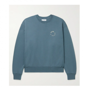 7 Days Active Monday Logo-print Organic 圆领套头衫