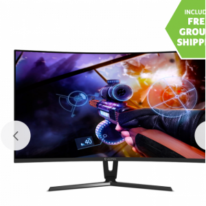Acer - Acer 32" AOPEN HC1 32HC1QUR 曲面显示屏，立减$50