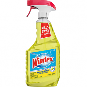 Windex Multi-Surface Cleaner and Disinfectant Spray Bottle, Scent, Citrus Fresh, 23 Fl Oz
