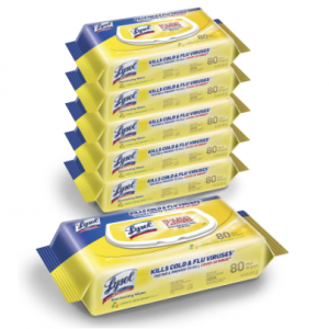 Lowest Price: Lysol Disinfectant Handi-Pack Wipes, 480 Count (Pack of 6) @ Amazon