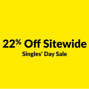 22% Off Sitewide Singles' Day Sale @ iHerb