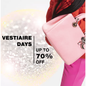 Vestiaire Days - Up To 70% Off + Extra 10% Off Select Styles @ Vestiaire Collective 