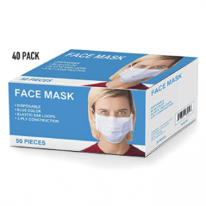 Cordova Safety Products ELM100 Disposable Face Masks, Pack of 2,000 @ Amazon