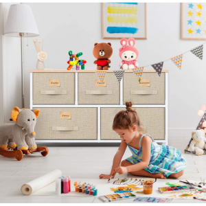 Pipishell 5抽屉收纳储物柜 @ Amazon