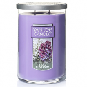 Yankee Candle 丁香花+薰衣草天然香薰蜡烛 22 oz大罐装 @ Amazon