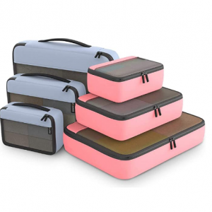 EASYFUN 家用或旅行衣物收纳袋6件套 @ Amazon