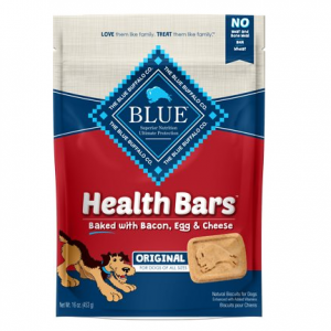 Blue Buffalo Health Bars Baked with Bacon, Egg & Cheese Dog Treats, 16-oz bag @ Chewy