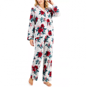 Charter Club纯棉印花女士睡衣套装，多色码全 黑五价