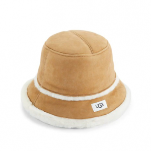 Saks OFF 5TH官网 UGG 麂皮羊毛渔夫帽57折热卖