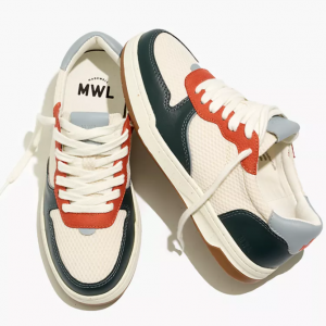 Madewell Court 女款真皮运动鞋额外7折热卖