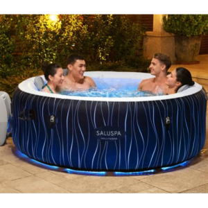 SaluSpa 电动充气水疗浴缸 可供4-6人使用 @ Walmart