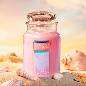 Yankee Candle 天然香薰蜡烛 粉色沙滩 大罐 22oz @ Amazon