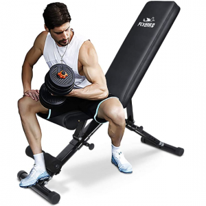 FLYBIRD Weight Bench, Adjustable Strength Training Bench $129.99 shipped