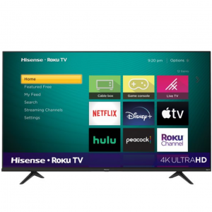 $120 off Hisense 65" Class 4K UHD LED Roku Smart TV HDR 65R6E4 @Walmart