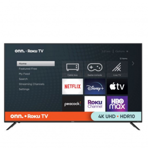 onn. 70" Class 4K UHD LED Roku Smart TV HDR 100068378 for $398 @Walmart